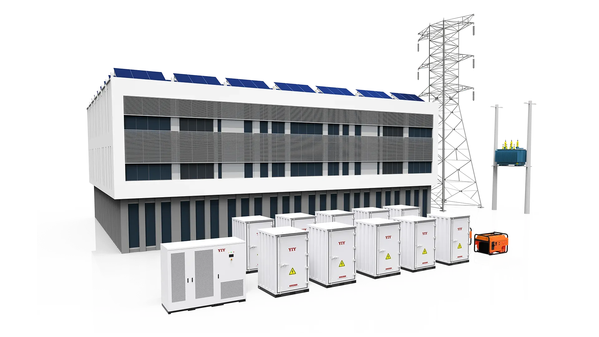 PV-ESS Hybrid On/Off-Grid System | Industrial Large-Scale ESS ...