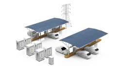 SOLAR EV CHARGING ON GRID BESS Icon